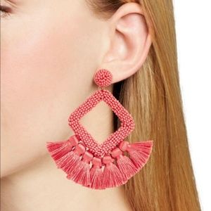 BAUBLEBAR NWT Laniyah Fringe Drop Earrings Coral
